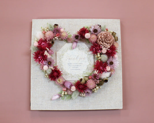 ハートフレーム(pink)