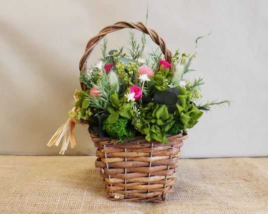 バスケットアレンジ(pink)