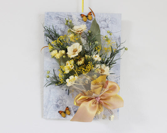 ウォールブーケ(cream yellow)