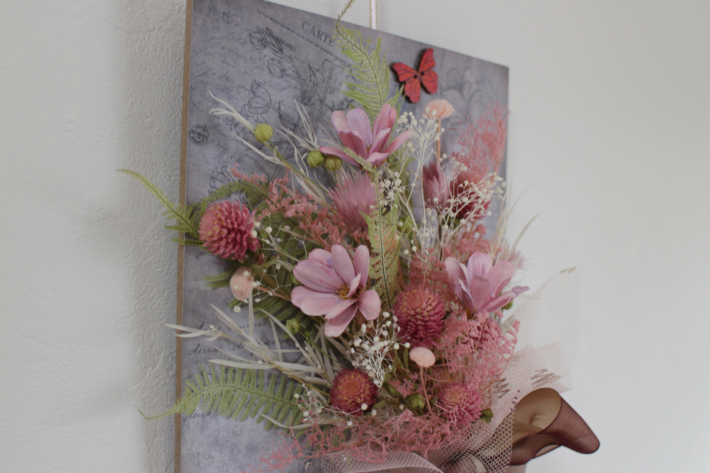 ウォールブーケ(baby pink)